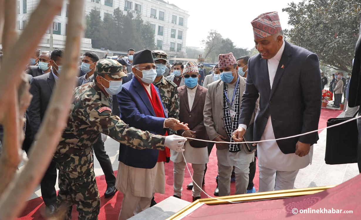 प्रधानमन्त्रीले उद्घाटन गरे पुनर्निर्मित मन्त्रिपरिषद् कार्यालय
