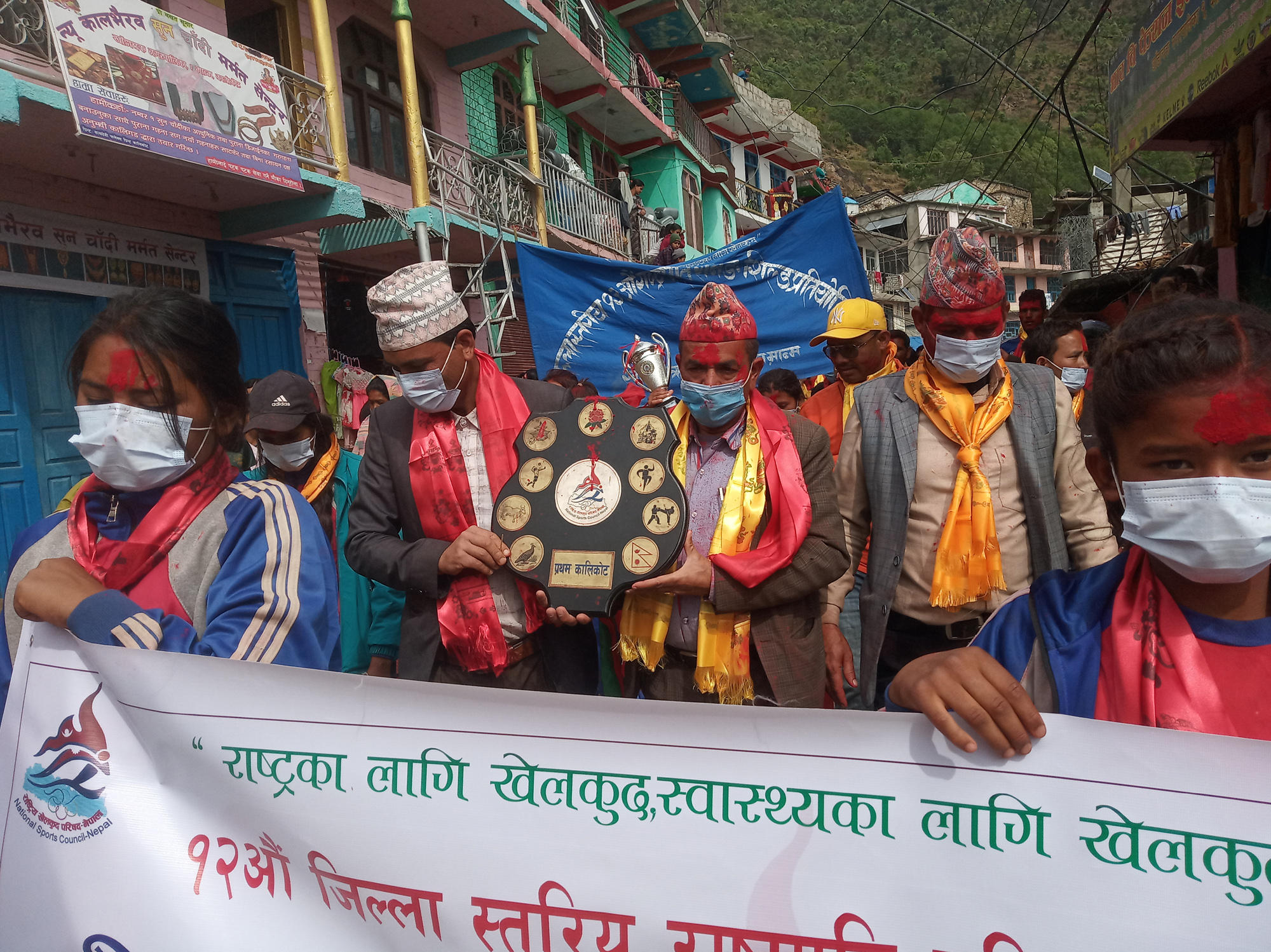 रनिङ्ग शिल्ड प्रतियोगिता सम्पन्न खाँडाचक्र प्रथम