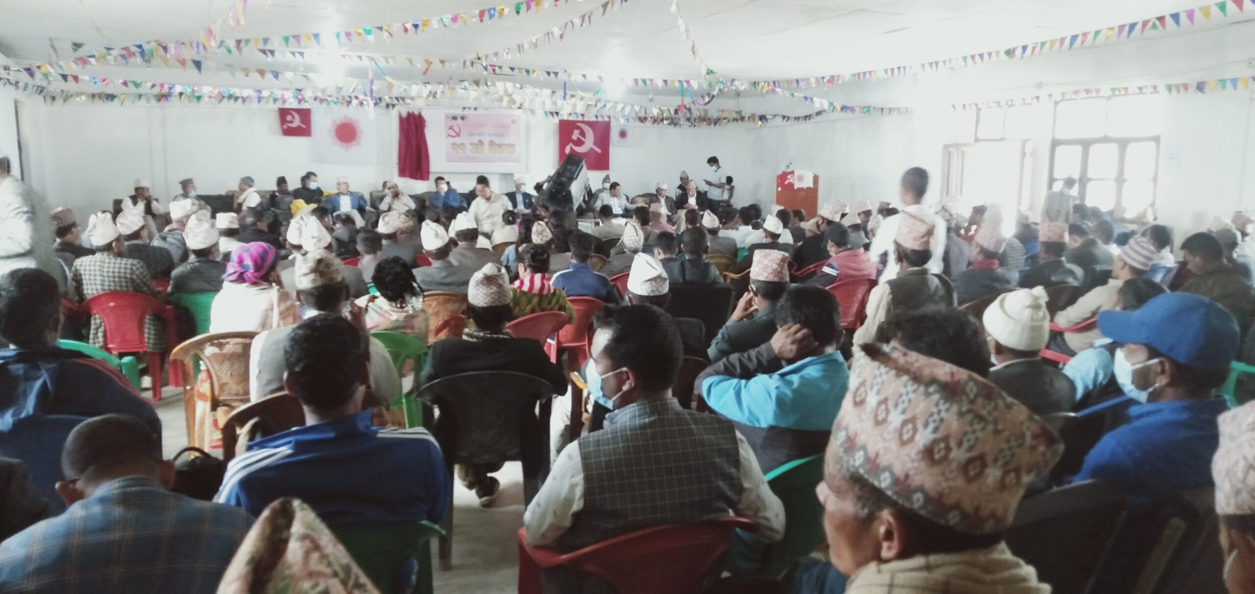 एमाले कालिकाेटकाे वैठक सुरु