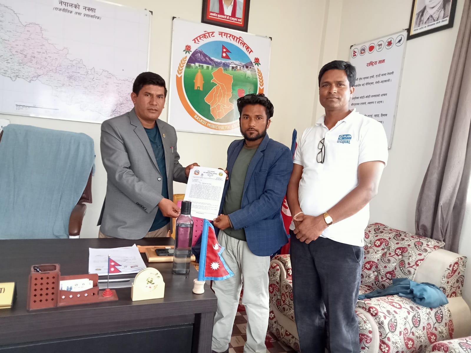 स्थानीय तहद्धारा नागरिक कार्य समुहलाई जिम्मेवारी प्रदान